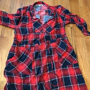 Buffalo plaid dress